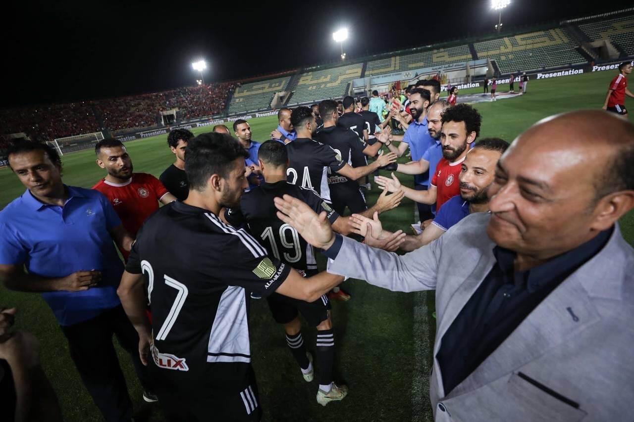 ممر شرفي من حرس الحدود للنادي الأهلي أبطال أفريقيا