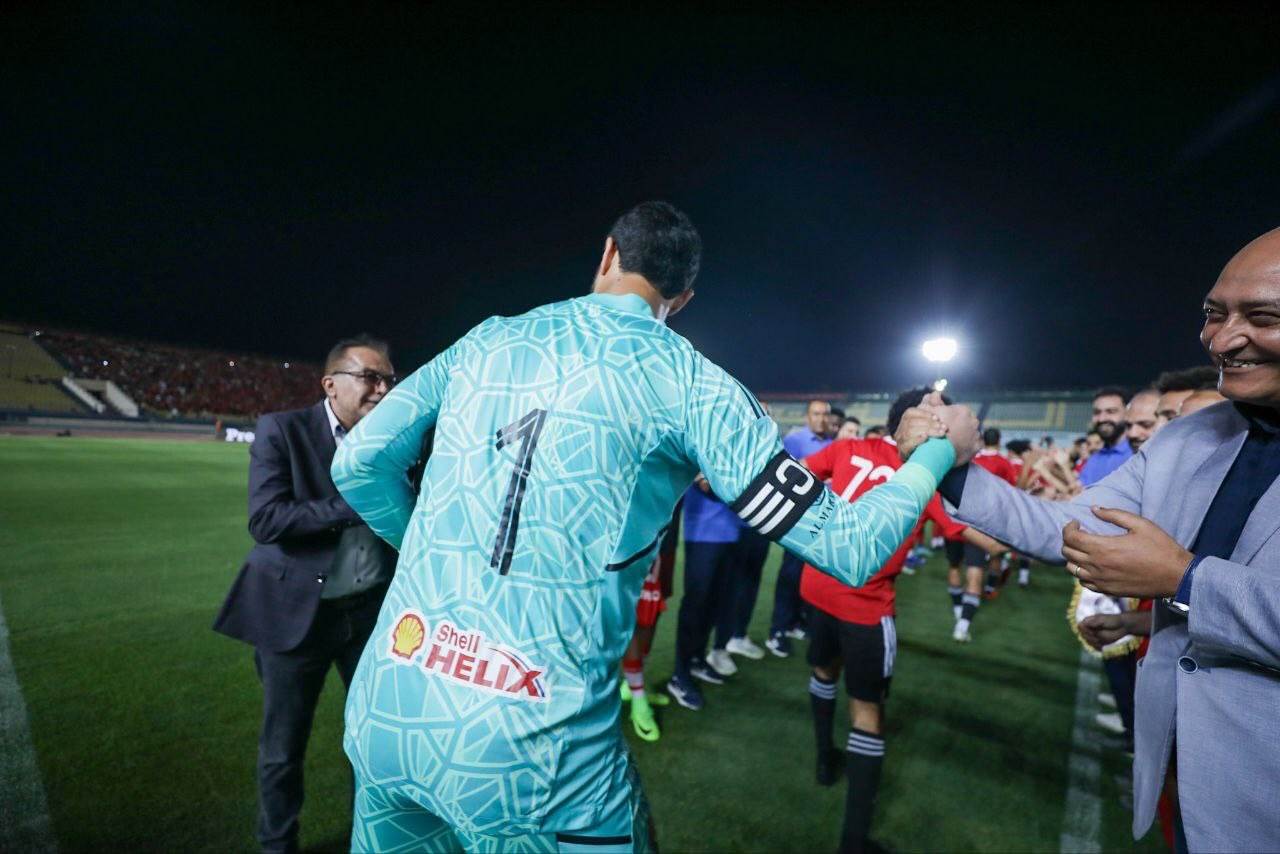 ممر شرفي من حرس الحدود للنادي الأهلي أبطال أفريقيا
