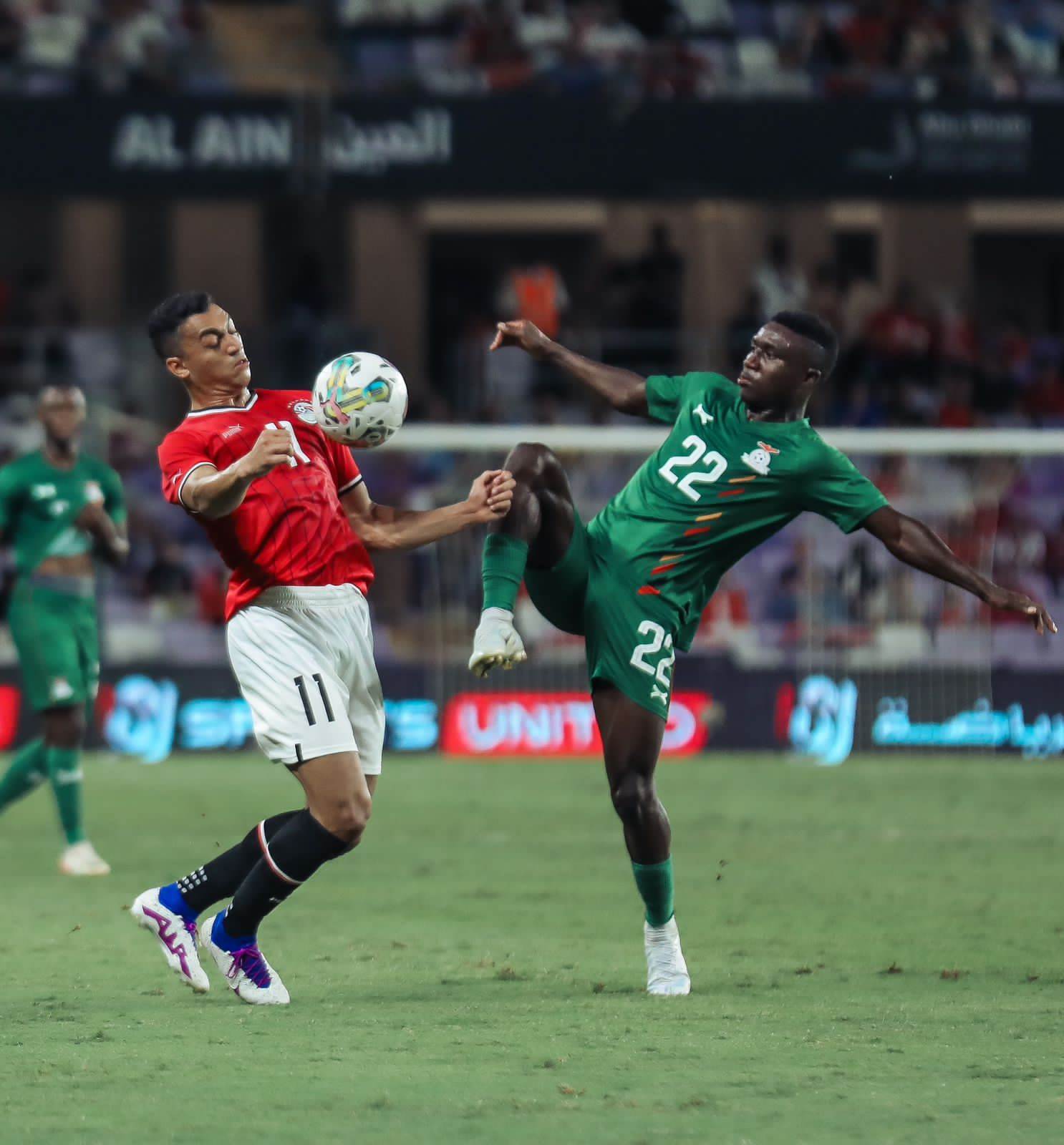 منتخب مصر وزامبيا