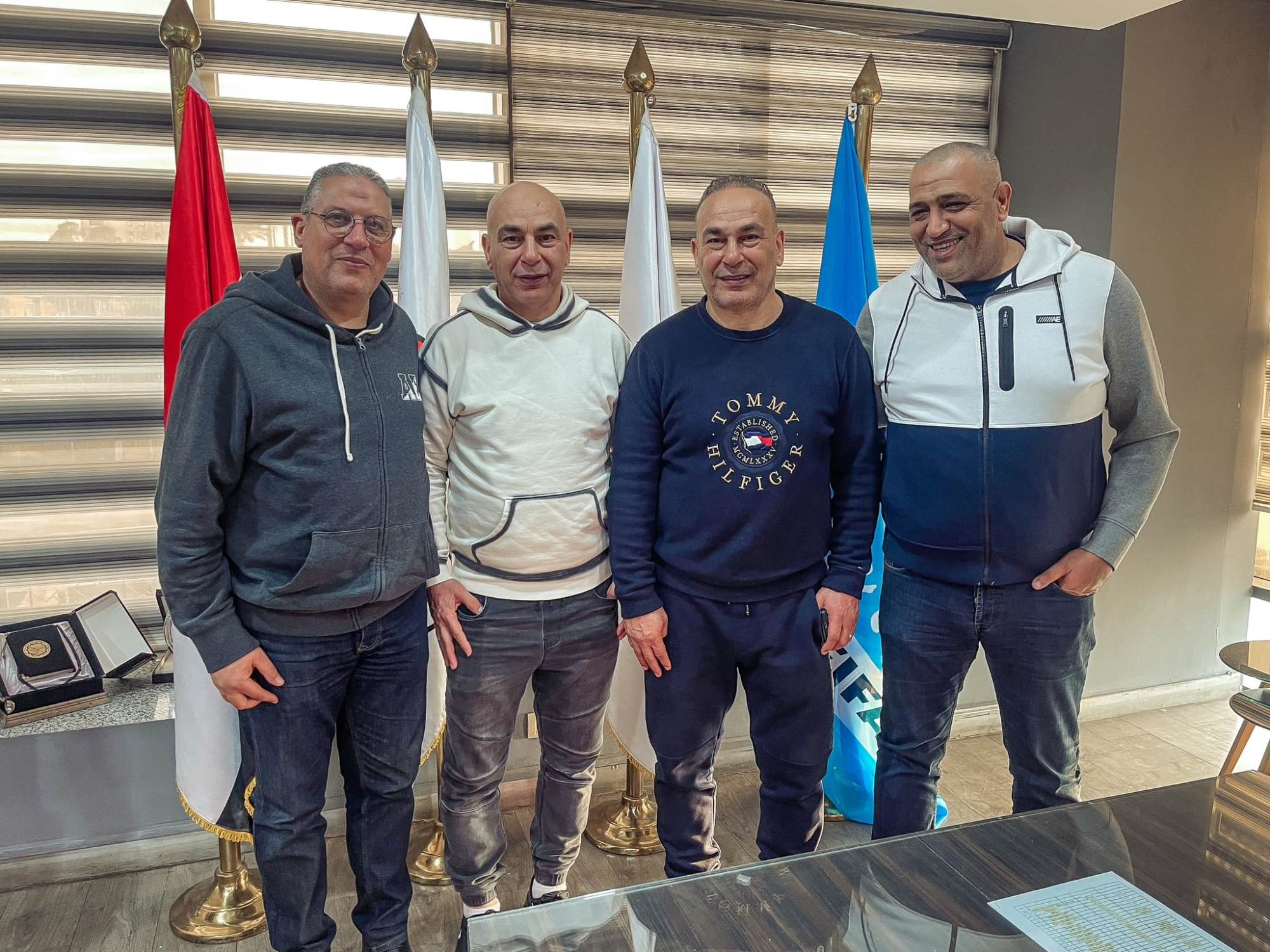 حسام وإبراهيم حسن يوقعان عقود تدريب منتخب مصر 