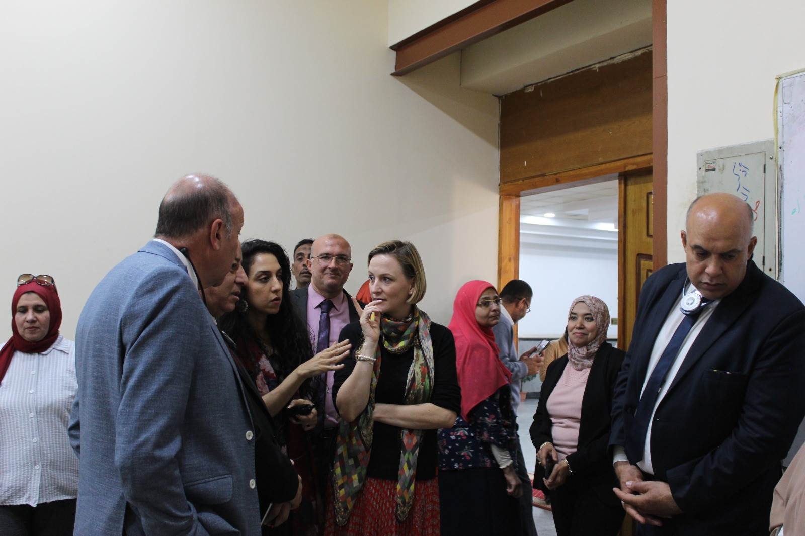 جانب من الزيارة