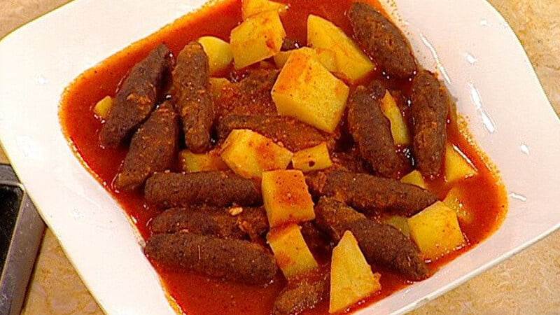 كفتة الأرز بالبطاطس