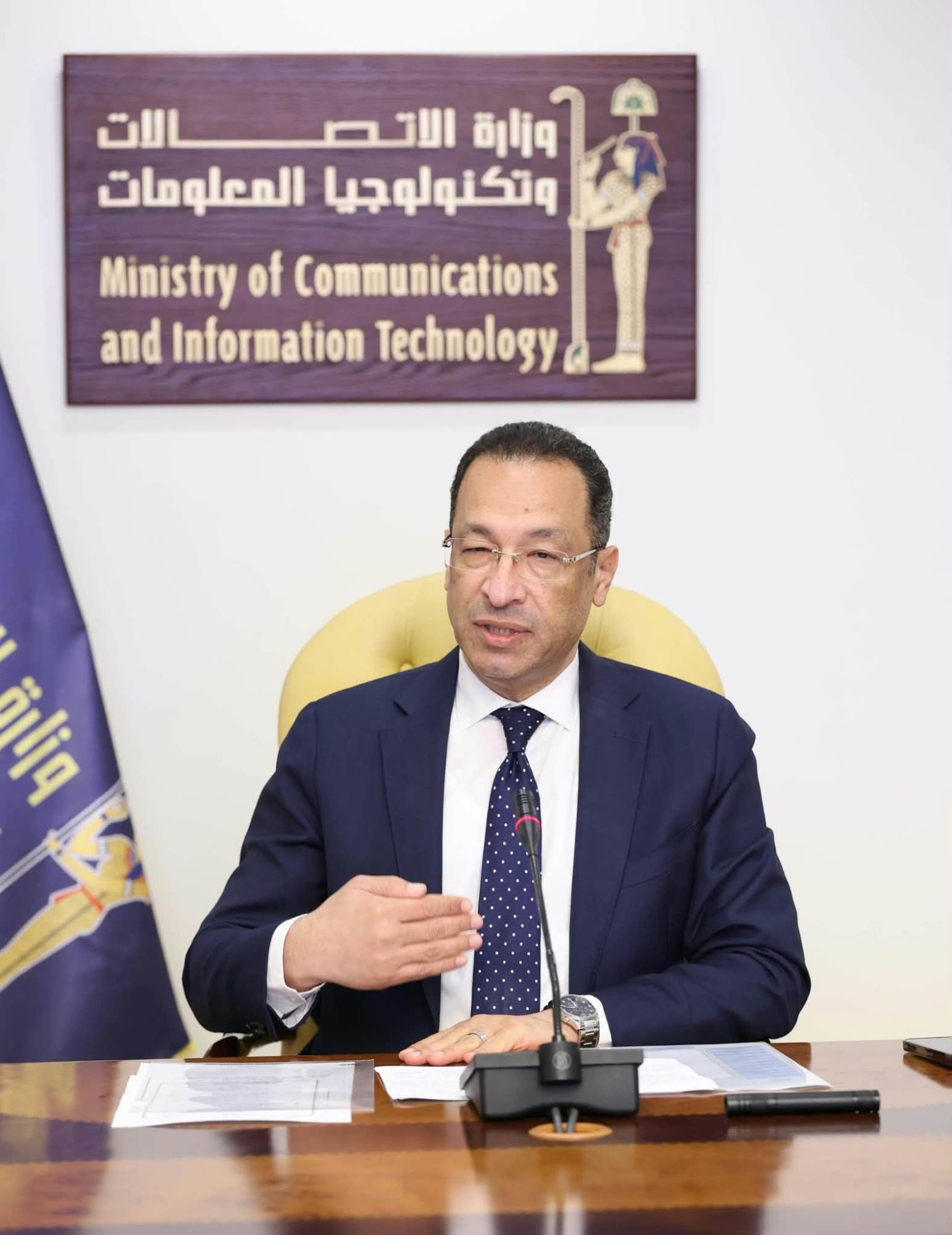 المهندس رأفت هندي وزير الاتصالات